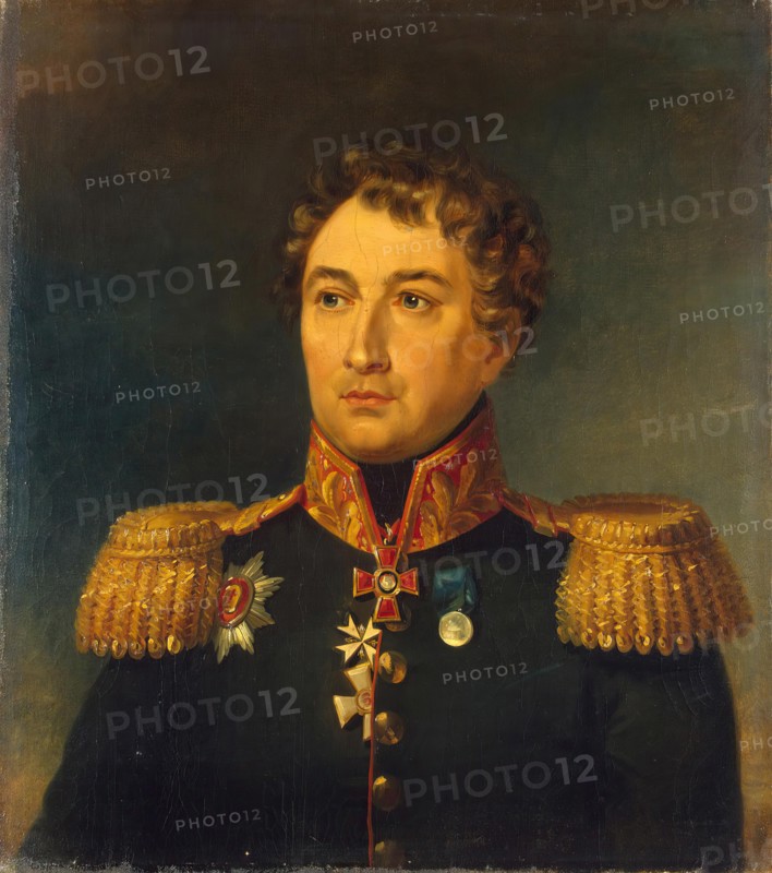 Portrait of Pyotr M. Kolyubakin (1763 - after 1849), 1823. Creator: Workshop of George Dawe.