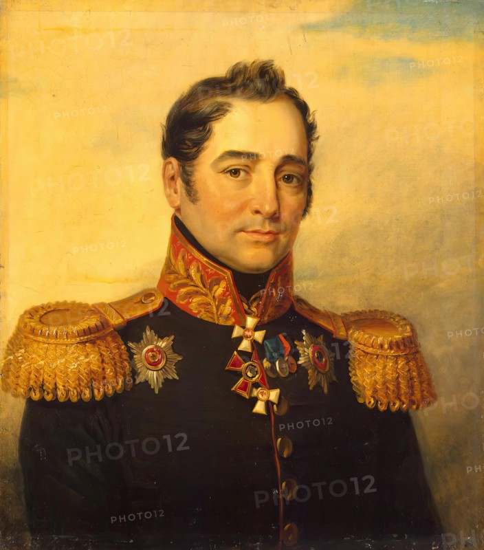 Portrait of Yegor I. Vlastov (1769/70-1837), 1824. Creator: Workshop of George Dawe.