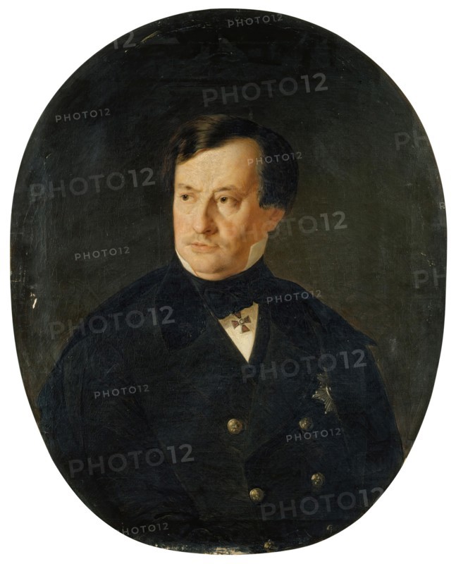 Portrait of A.P. Briullov, 1863. Creator: Leonid Vorotilkin.