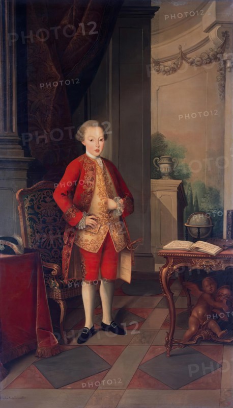 Portrait of Joseph, Prince of Brasil and Beira, 1773. Creator: Miguel Antonio do Amaral.