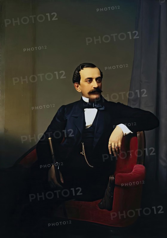 Portrait of Prince Nikolai Yusupov, 1868. Creator: Sergey Zaryenko.