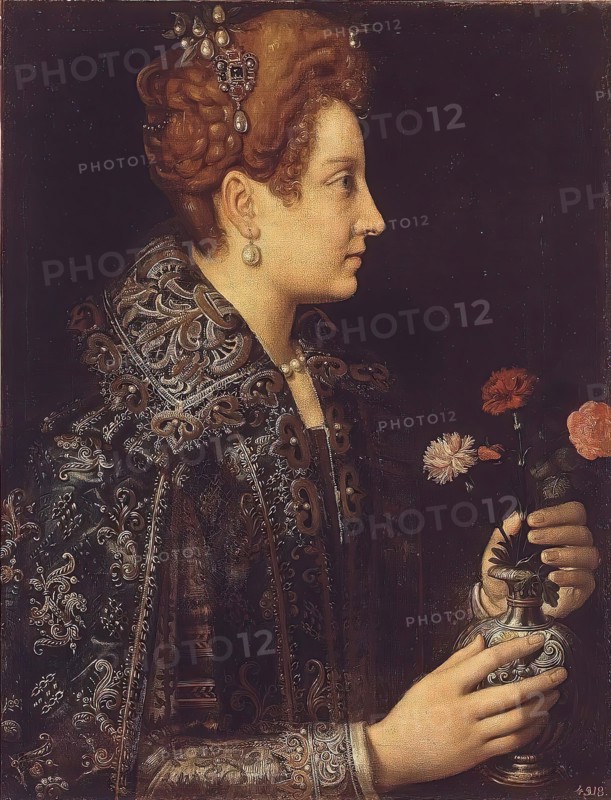 Portrait of a Young Woman in Profile, 1580. Creator: Sofonisba Anguissola.