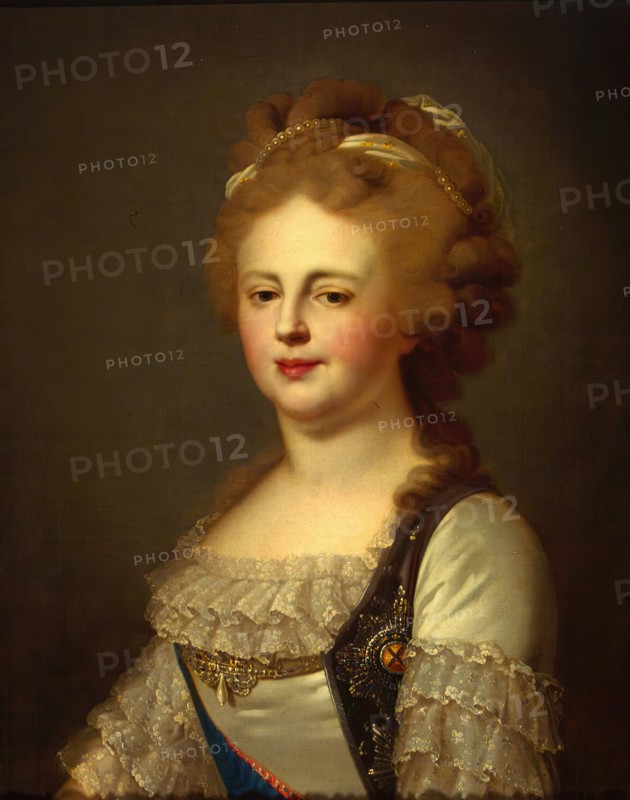 Portrait of Empress Maria Fiodorovna, (copy), 1798. Creator: Unknown.