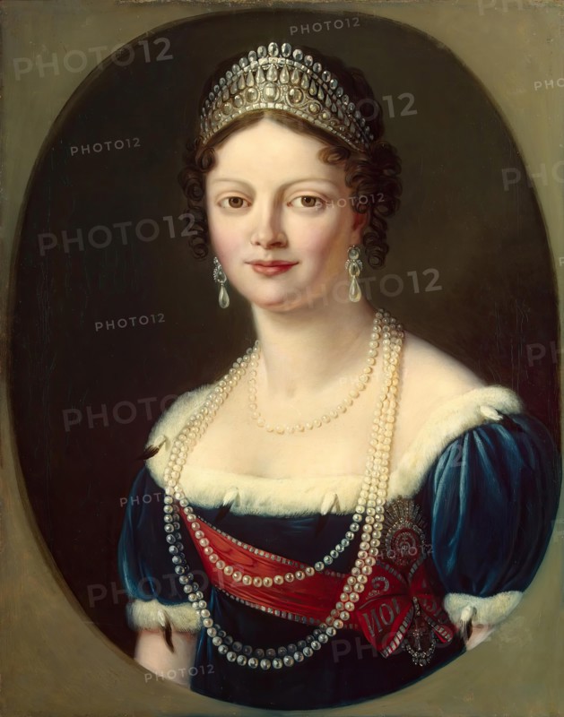 Portrait of Grand Duchess Ekaterina Pavlovna, 1805. Creator: Unknown.
