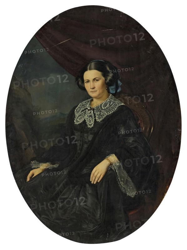 Portrait of E.K. Rukavishnikova, 1864. Creator: Unknown.