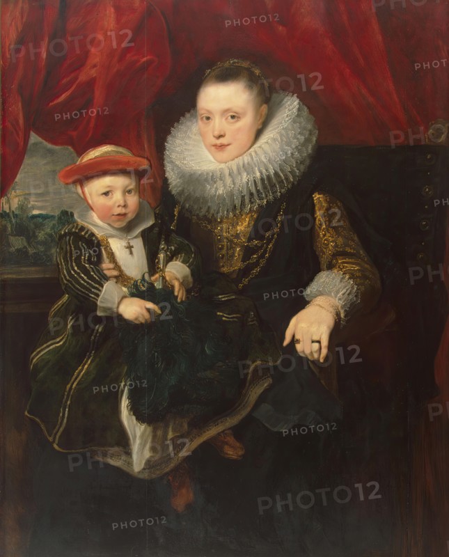 Portrait of a Young Woman with a Child, 1620. Creator: Anthony van Dyck.