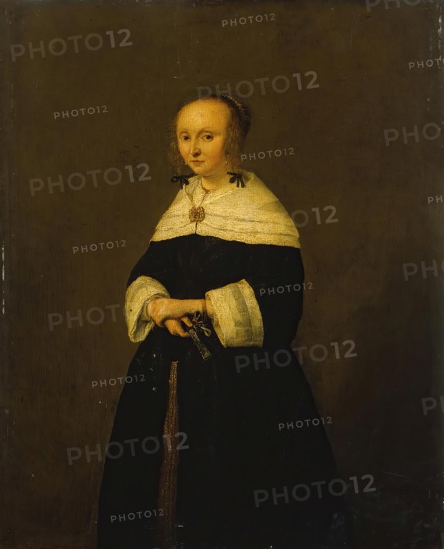 Portrait of a Woman, 1651. Creator: Adriaen van Ostade.