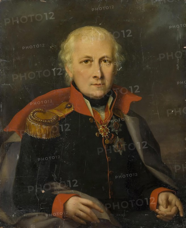 Portrait of Nikolai Mordvinov (?), 1825. Creator: Unknown.