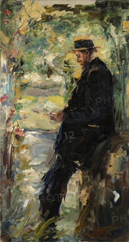 Portrait of the Veterinarian Reindl, 1905. Creator: Aleksey Korin.