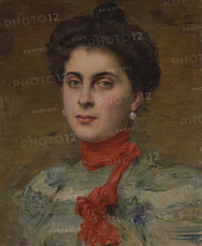 Portrait of Young Princess M.P. Abamelek-Lazareva, 1897. Creator: Alexis Axilette.