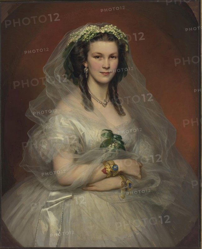 Portrait of an Unknown Young Lady as a Bride, 1859. Creator: Unknown.