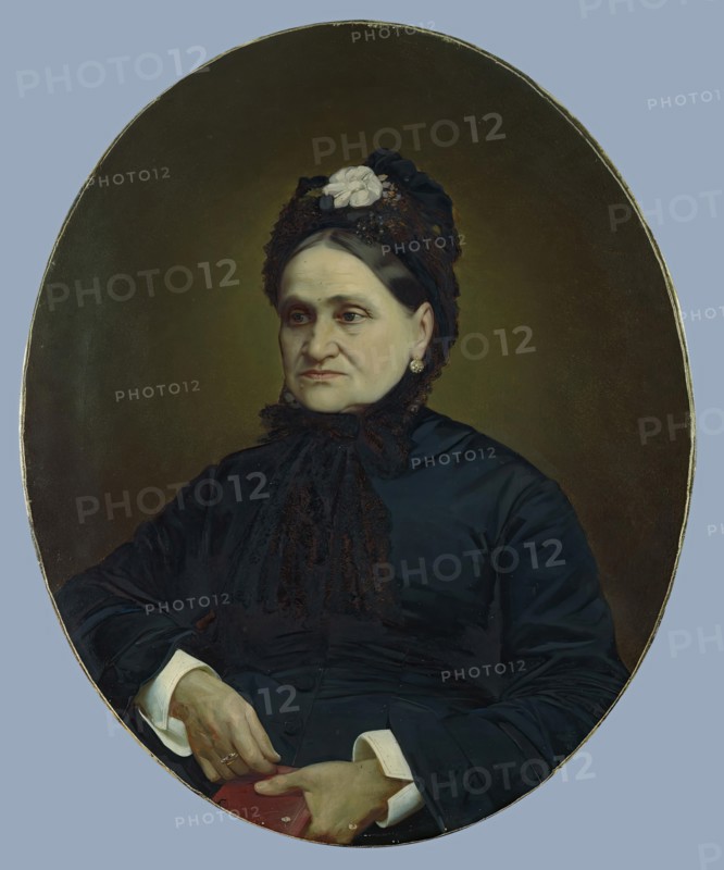 Portrait of E.I. Brusnitsyna, the Wife of Factory Owner, 1895. Creator: Unknown.