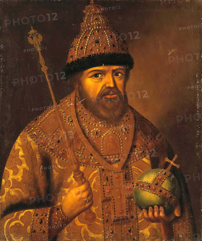 Portrait of Tsar Alexei Mikhailovich, 1800. Creator: Unknown.