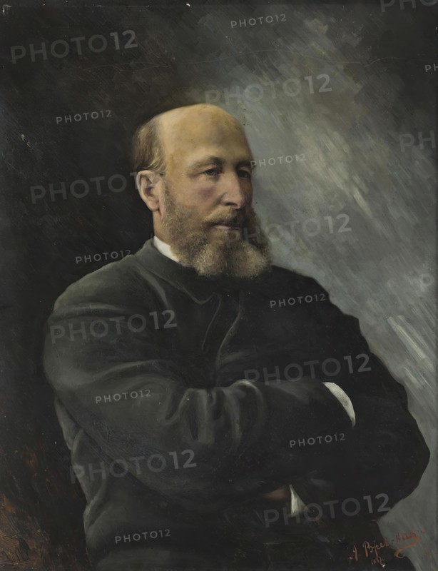 Portrait of A.M. Butlerov, 1887. Creator: Antonina Rzhevskaya.