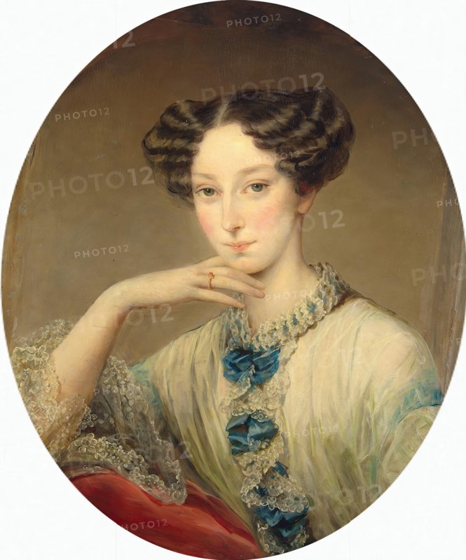 Portrait of Grand Duchess Maria Alexandrovna, 1850. Creator: Christina Robertson.
