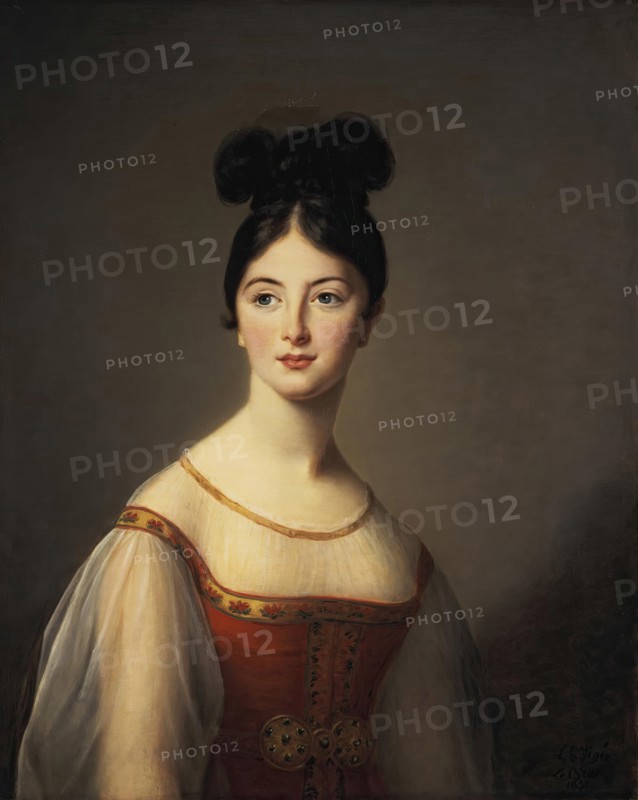 Portrait of Léontine de Rivière, 1831. Creator: Elisabeth Louise Vigee-LeBrun.