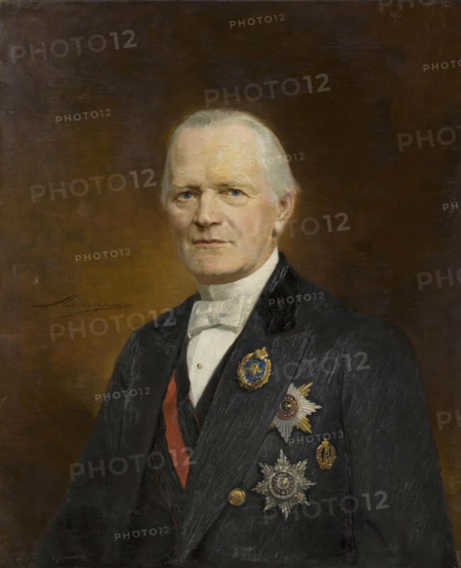 Portrait of M.N. Ostrovsky, Minister of the State Properties, 1895. Creator: Ernst von Liphart.