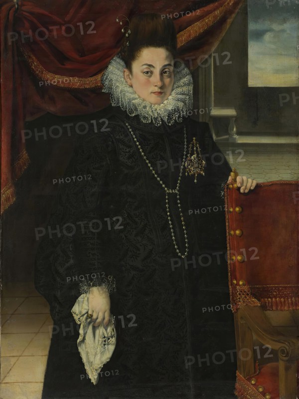 Female Portrait, 1650. Creators: Federico Barocci  , Bartolomé González.