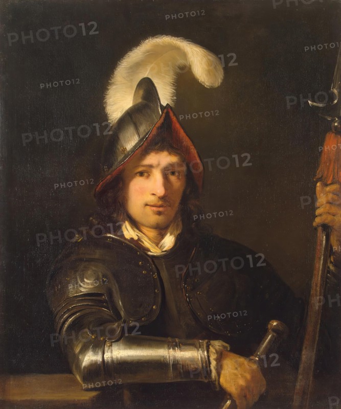 Portrait of an Officer, 1655. Creator: Ferdinand Bol.