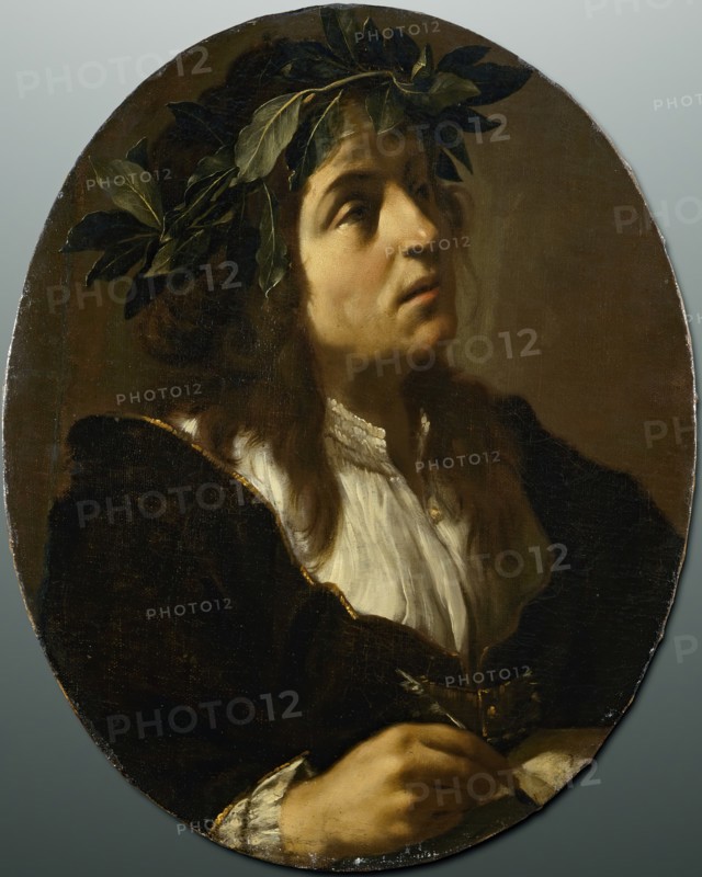 Portrait of a Poet, 1640. Creator: Francesco Cairo.