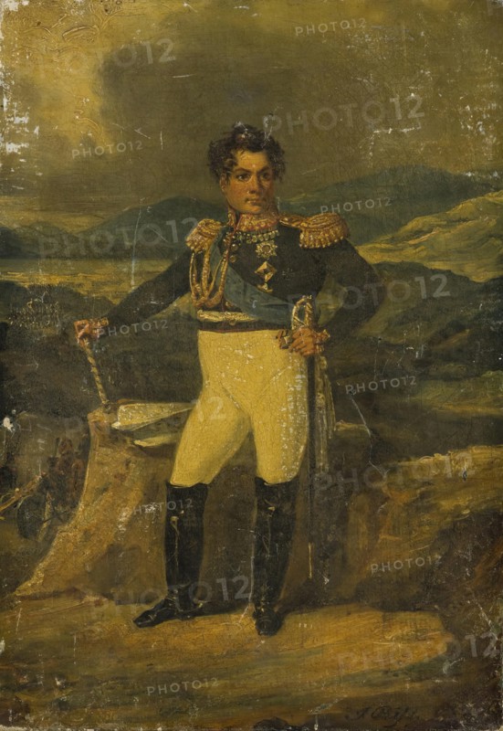 Portrait of Field-Marshal Johann Karl Friedrich Anton von Diebitsch, 1835. Creator: Francois Nicolas Riss.