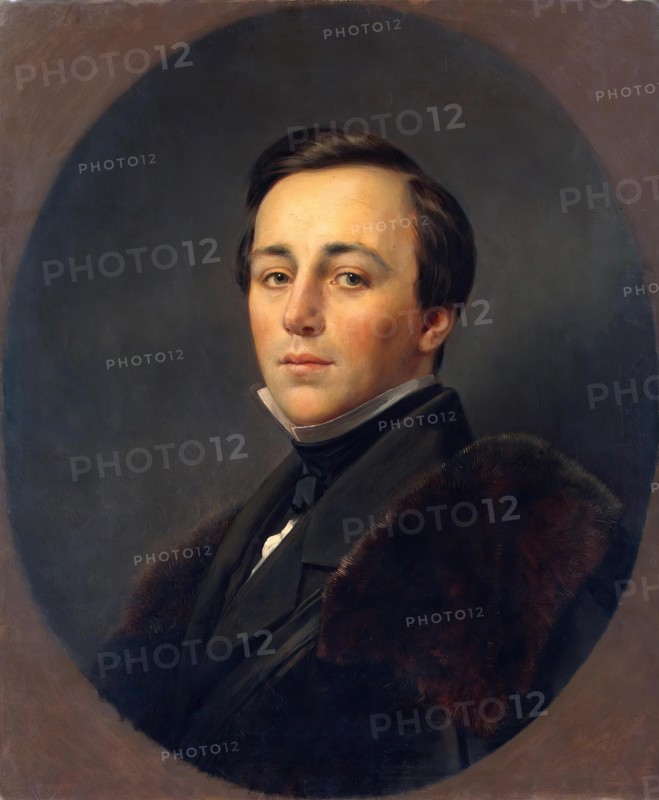 Portrait of Alexei Bobrinsky, 1850. Creator: Franz Kruger.