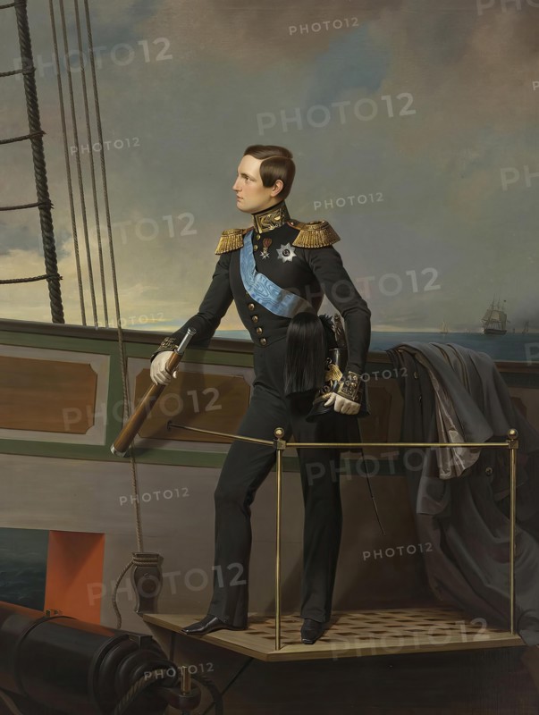 Portrait of Grand Duke Konstantin Nikolayevich, 1848. Creator: Georg von Bothmann.