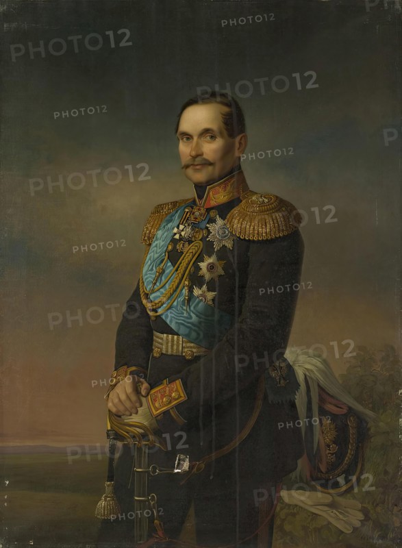 Portrait of Prince Vasily Dolgorukov, 1874. Creator: Georg von Bothmann.