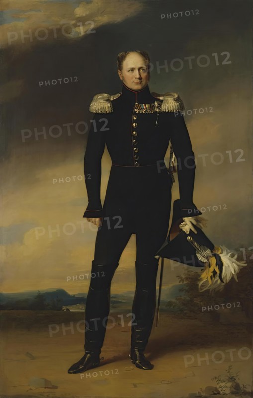 Portrait of Emperor Alexander I, c.1825-1829. Creator: George Dawe.