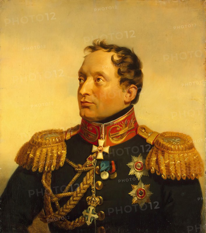 Portrait of Filippo (Filipp Osipovich) Paulucci (1779-1849), 1825. Creator: George Dawe.