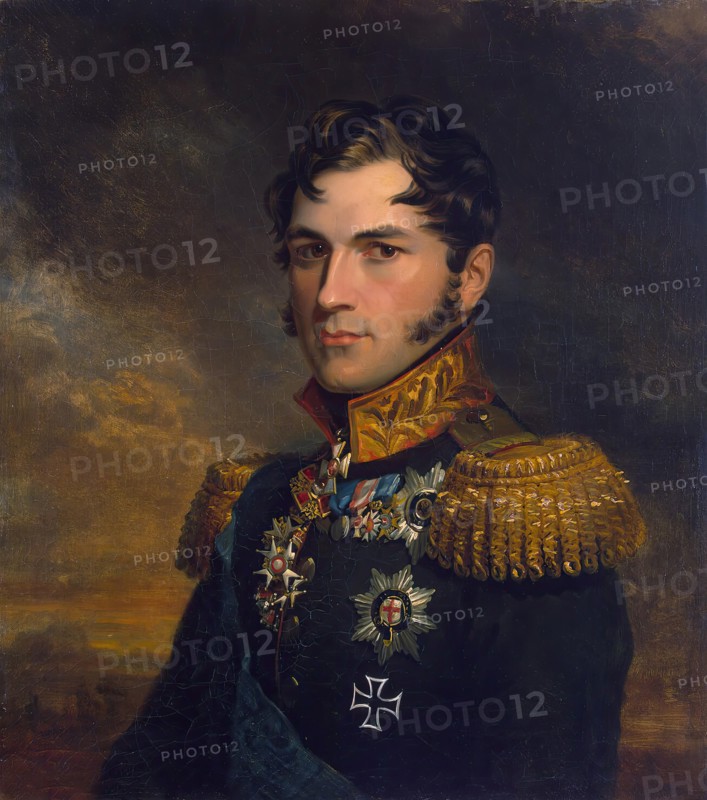Portrait of Leopold, Prince of Saxe-Coburg (1790-1865), 1822. Creator: George Dawe.