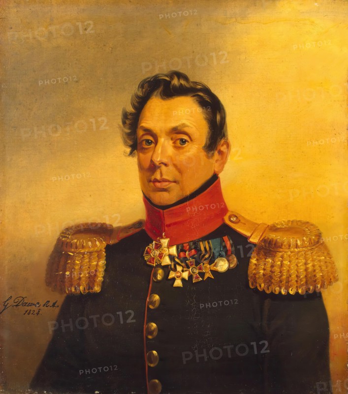 Portrait of Mikhail N. Ryleyev (1771-1831) (1st), 1824. Creator: George Dawe.
