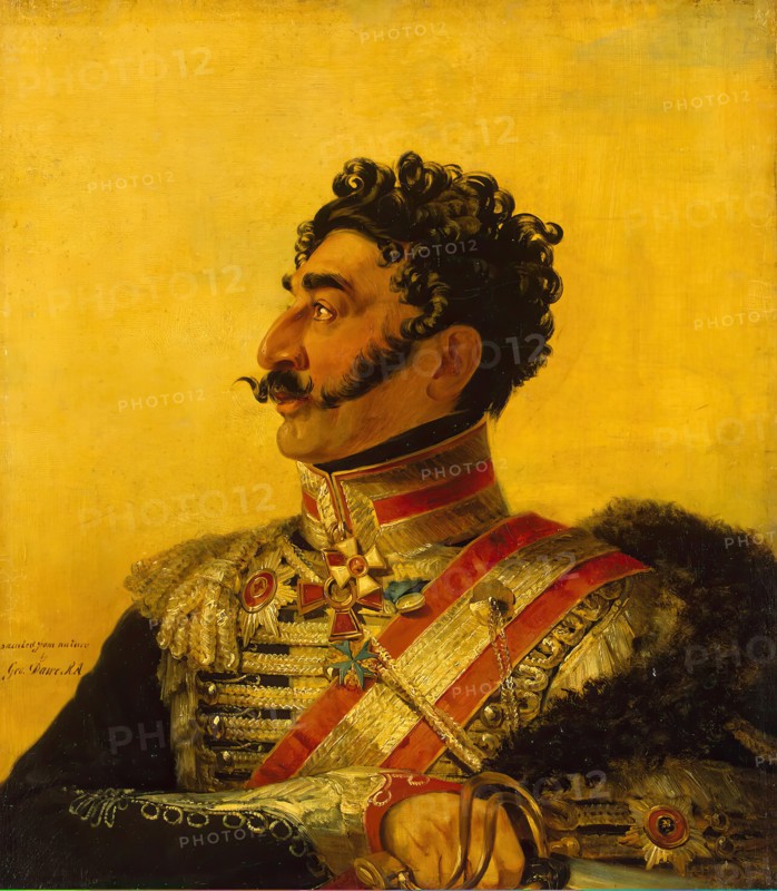 Portrait of Valerian G. Madatov (1782-1829), 1822. Creator: George Dawe.