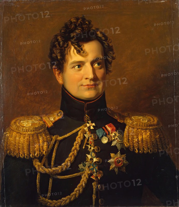 Portrait of Adam P. Ozharovsky (1776-1855), 1822. Creators: George Dawe, Workshop of George Dawe.