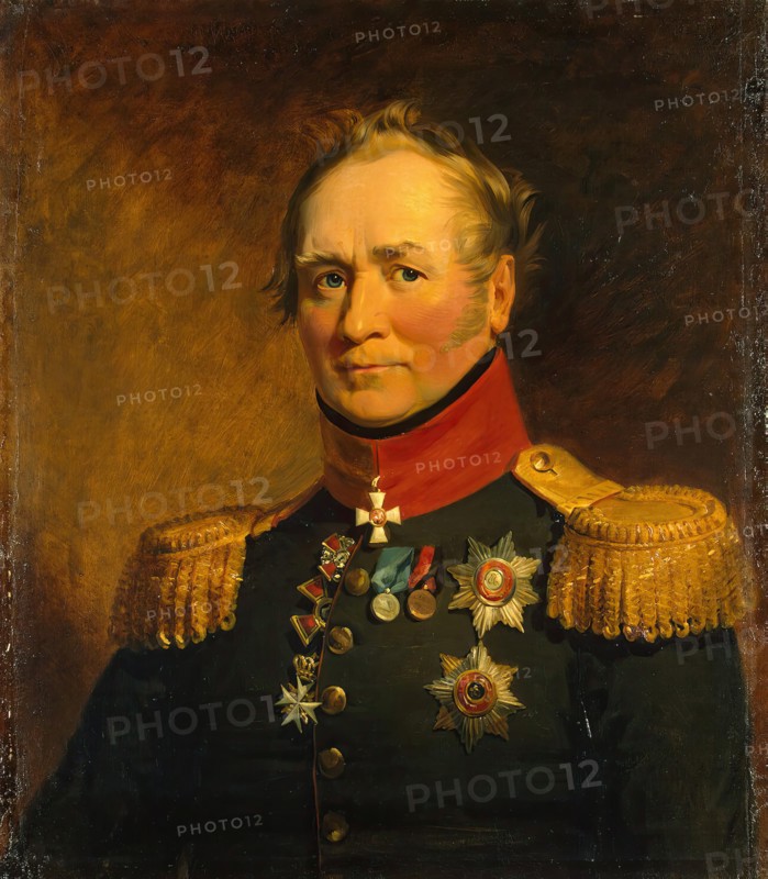 Portrait of Fyodor F. Oerthel (1767/68-1825), 1823. Creators: George Dawe, Workshop of George Dawe.