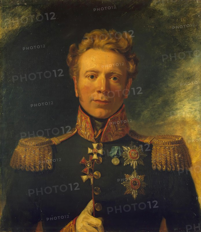 Portrait of Ivan A. (Johann Georg) von Lieven (1775-1848), 1822. Creators: George Dawe, Workshop of George Dawe.