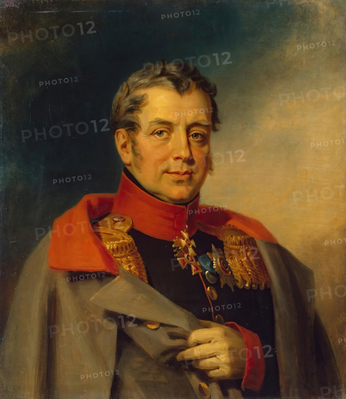Portrait of Mikhail D. Balk (1764-1818), 1824. Creators: George Dawe, Workshop of George Dawe.