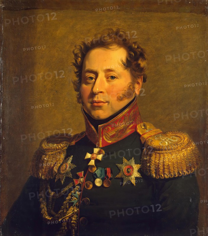 Portrait of Nikolai M. Borozdin (1777-1830), 1822. Creators: George Dawe, Workshop of George Dawe.