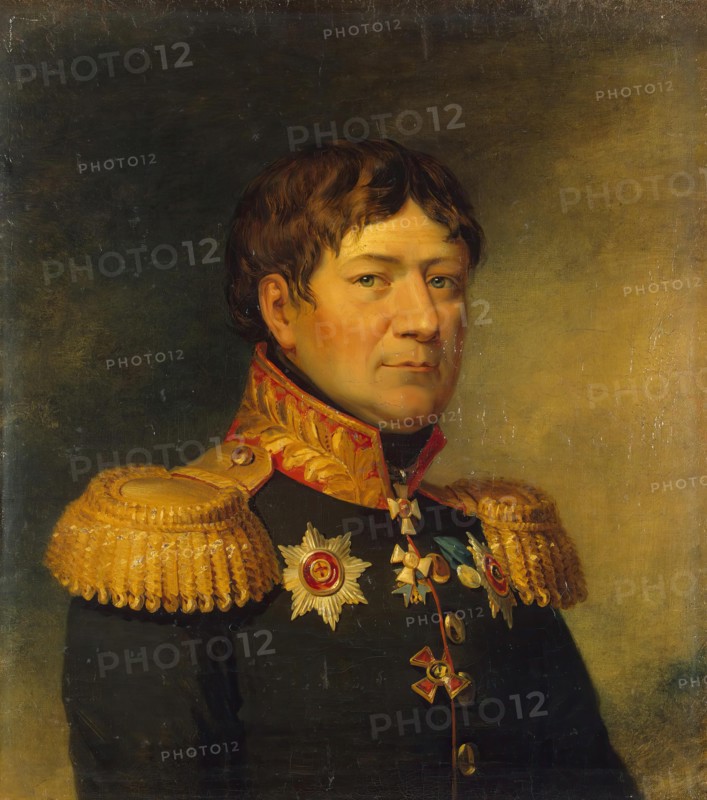 Portrait of Yegor M. Pillar (1767-1830), 1822. Creators: George Dawe, Workshop of George Dawe.