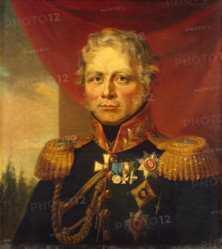 Portrait of Ferdinand Vintsingerode (1770-1818), 1822. Creators: George Dawe, Workshop of George Dawe.
