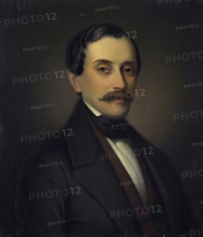 Portrait of Prince Nikolai Yusupov, 1854. Creator: Gerasim Kadunov.