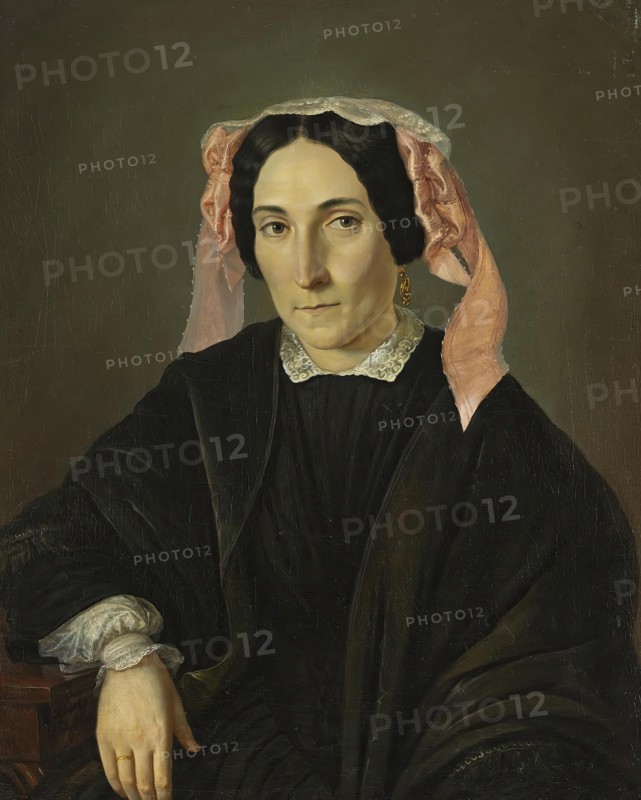 Portrait of an Unknown Woman, 1852. Creator: Kazimir Yasevich.