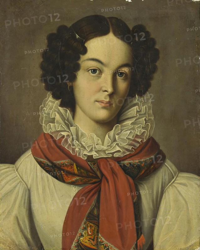 Portrait of Camilla Ivasheva, 1831. Creator: Nikita Kozlov.