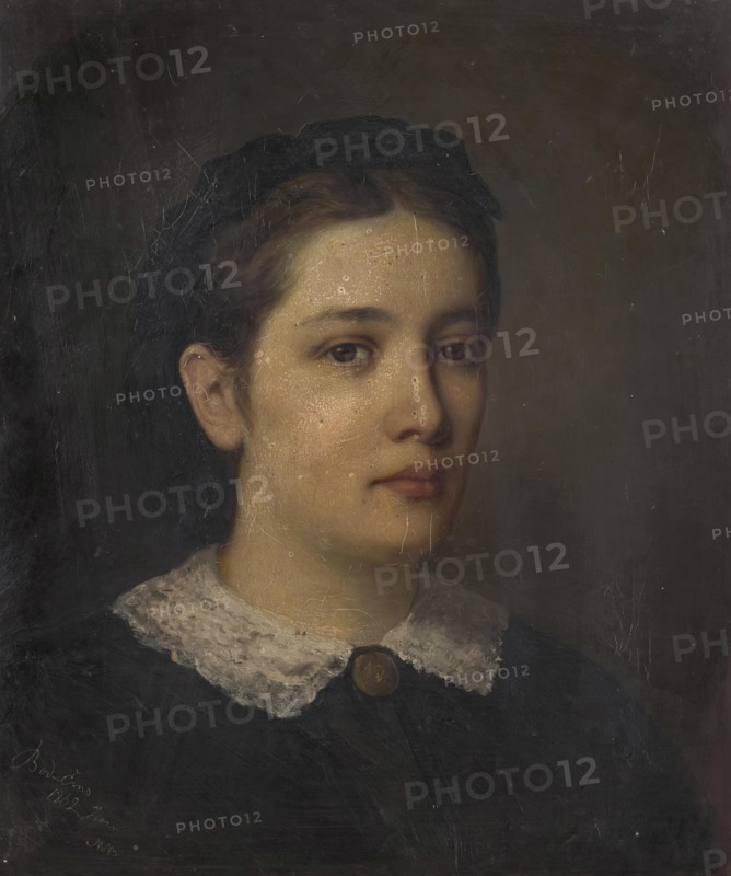 Anastasia Aleksandrovna Botkina, 1862. Creator: Mikhail Botkin.