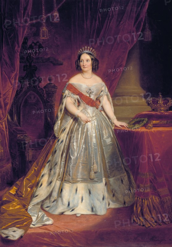 Portrait of Grand Princess Anna Pavlovna, 1850. Creator: Nicaise de Keyser.