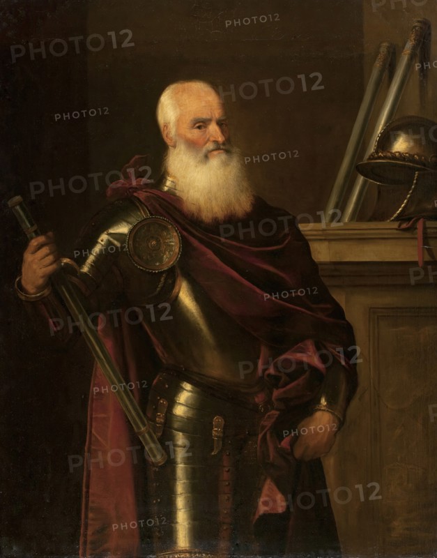 Portrait of Admiral Vincenzo Capello, 1575. Creator: Workshop of Titian.