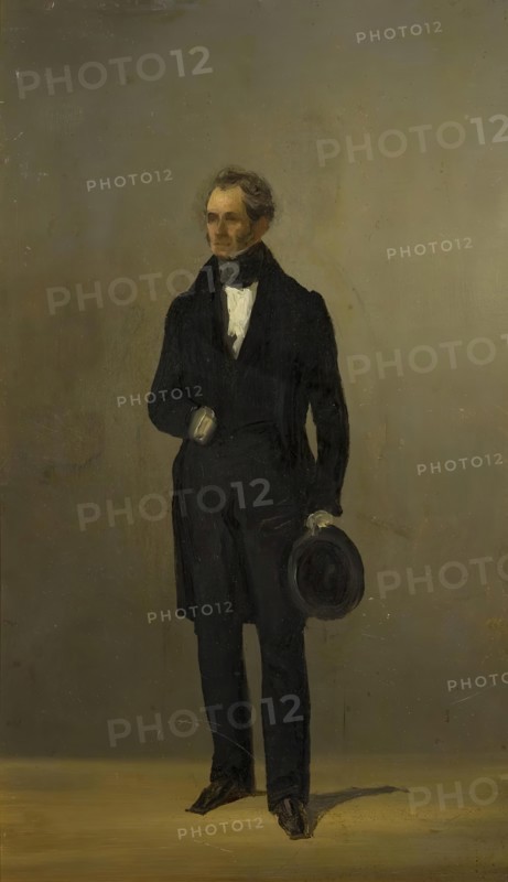 Portrait of F.I. Labensky, Chief of the 2nd Department of the Imperial Hermitage, 1850. Creator: Unknown.