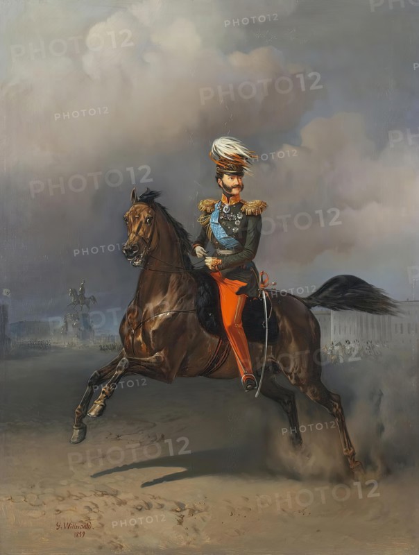 Portrait of Count Vladimir Fyodorovich Adlerberg, 1859. Creator: Bogdan Willewalde.