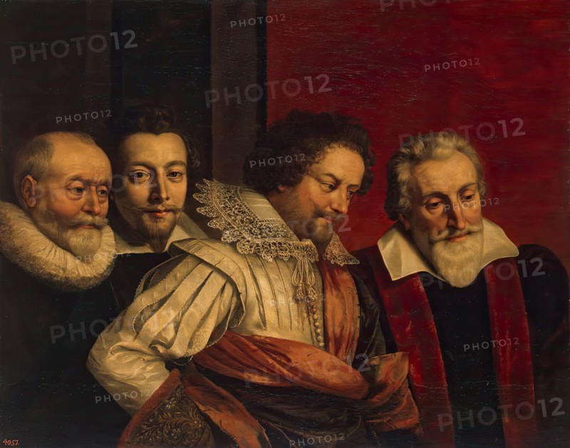Group Portrait of Four Members of the Paris Council (fragment of the lost painting), 1616. Creator: Frans Pourbus the Younger.