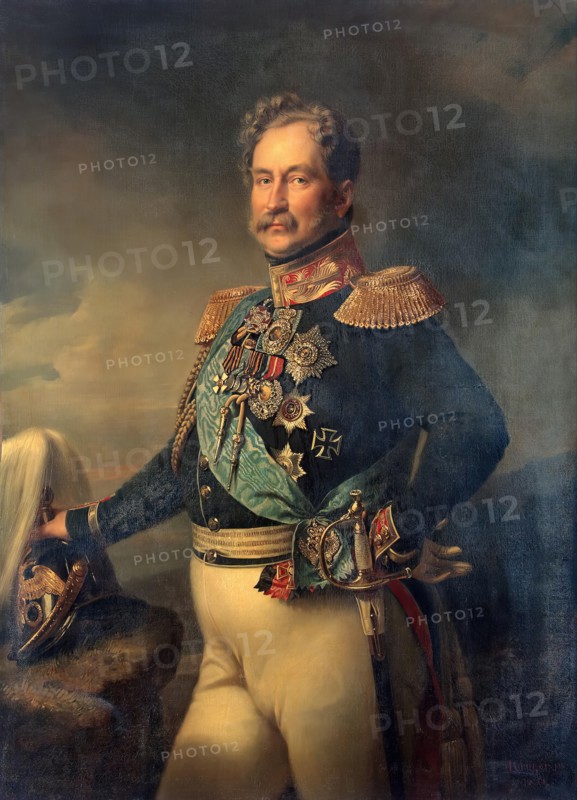 Portrait of Prince Alexei Orlov, 1851. Creator: Franz Kruger.